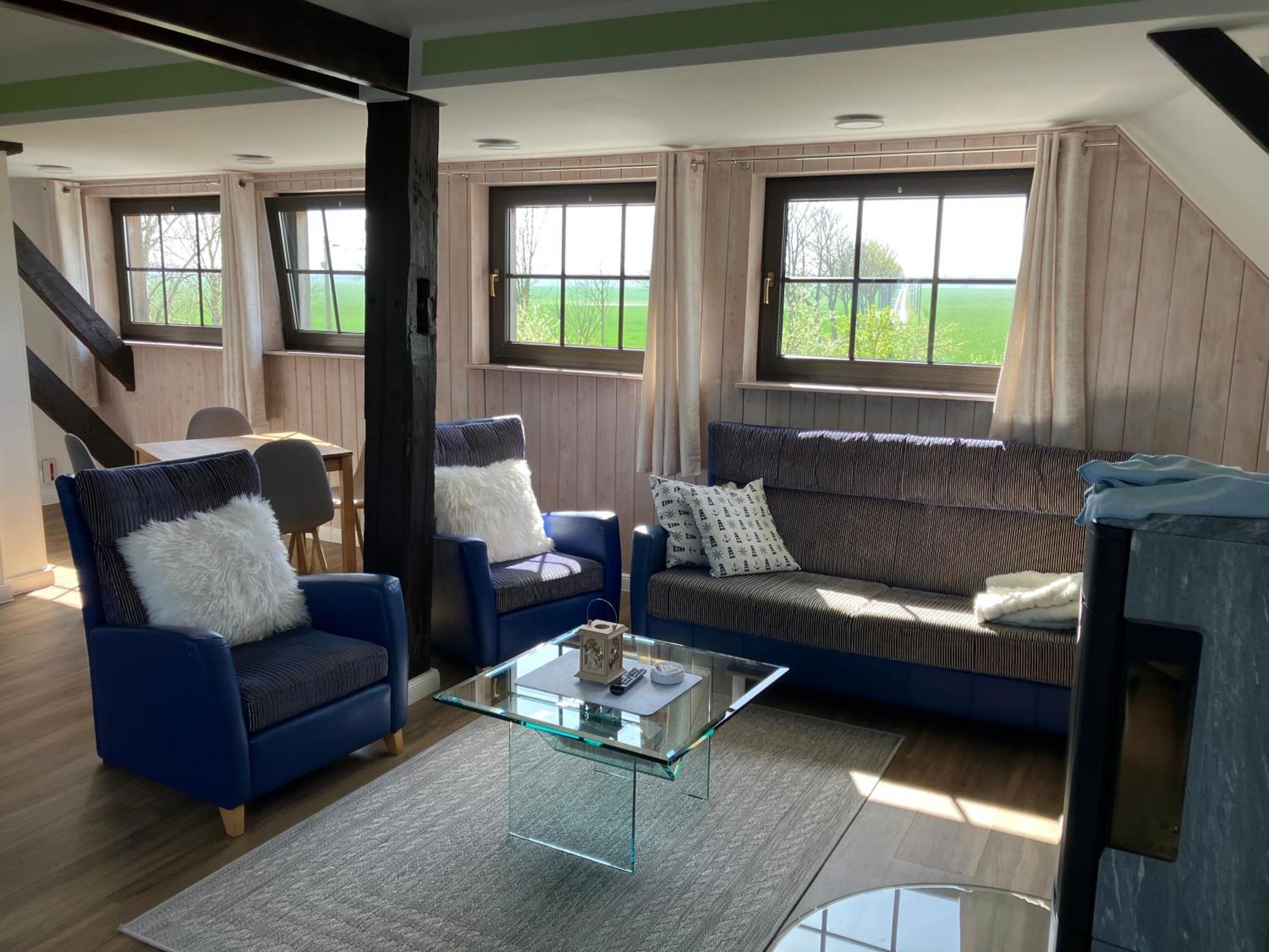 Grosse 4 Sterne Ferienwohnung Beim Boddenstrand Sundhagen-Niederhof Exterior foto